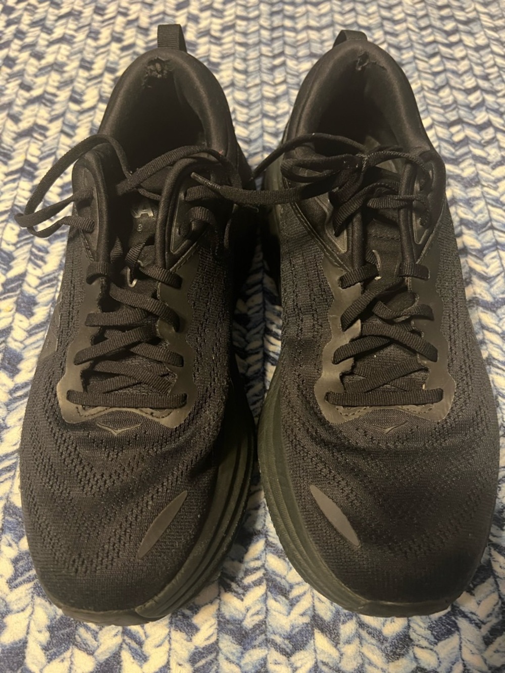 Hoka Men's Black Performance Running Shoes Size 12